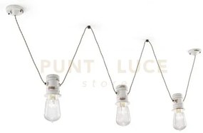 Sospensione 3 luci urban bianco c1742(vib)