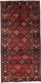 Hamedan Tappeto 150 x 310 Rosso (Iran) Annodato A Mano