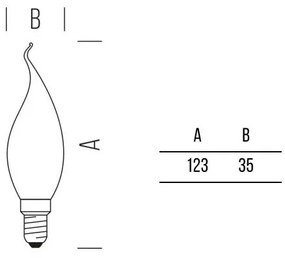 Fiamma FULL-LIGHT 470lm 4,5W E14  WW