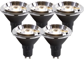 Set 5 lampadine LED GU10 2000K-3000K dim kelvin