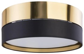 Plafoniera  HILTON 3xE27/15W/230V d. 45 cm ottone/nero