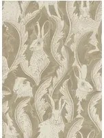 Långelid / von Brömssen Carta da parati Hares in Hiding - Taupe