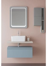Mobile da bagno sotto lavabo Ofset blu L 60 x H 60 x P 48 cm, lavabo non incluso