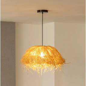 Brilagi - Lampadario LED sospeso su cavo CERIA BOHO 1xE27/40W/230V Ø 40 cm in rafia
