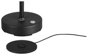 Lampada da tavolo nera (altezza totale 45 cm) Moreno – Reality
