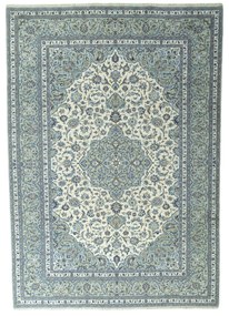 Kashan Tappeto persiano 350 x 250 Beige (Iran) Annodato A Mano