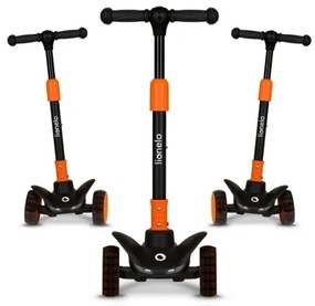 Lionelo - Per bambini scooter TIMMY 3xAA arancione/nero