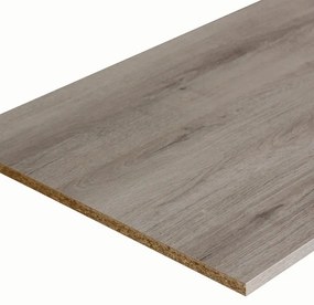Ripiano per interno mobile in truciolare ARTENS L 250 x P 60 Sp 18 mm rovere grigio