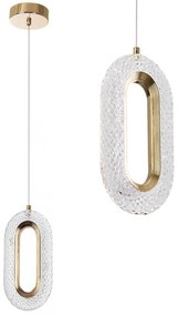 Lampadario a Sospensione in Cristallo G113-1CP GOLD