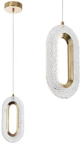 Lampadario a Sospensione in Cristallo G113-1CP GOLD