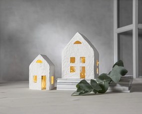 Decorazione luminosa natalizia bianca 2 pezzi Plain - Star Trading