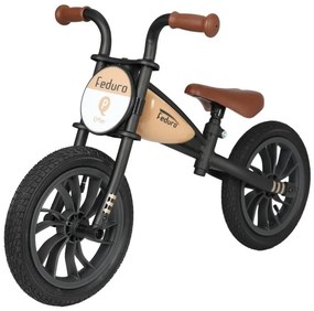QPlay - Bici a spinta FEDURO nero/beige