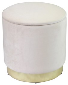 LARA - pouf rotondo in velluto