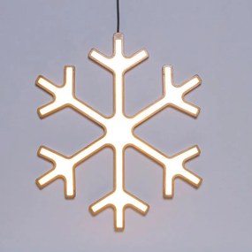 Figura natalizia illuminata 150 lampadine bianco caldo H 44 cm