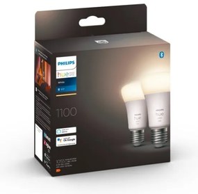 SET 2xLED Lampadina Dimmerabile Philips Hue WHITE E27/9,5W/230V 2700K