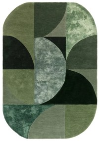 Tappeto in lana verde scuro 160x230 cm Forest - Asiatic Carpets