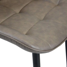 WINTER - poltrona imbottita per sala da pranzo in ecopelle