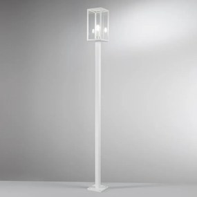 Lampione da giardino, Mirage H 199.5 cm, bianco, IP44 INTEC