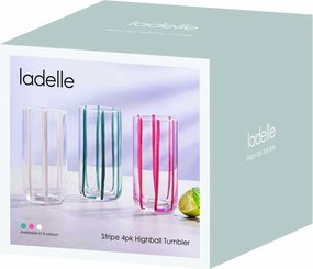 Set di bicchieri 4 pz 450 ml Stripe – Ladelle