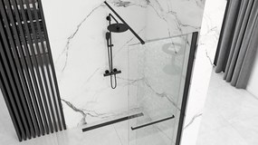 Parete doccia Rea Cortis Black 120