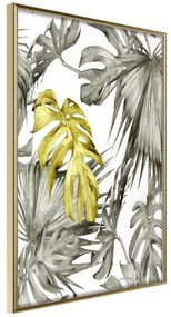 Poster  Extraordinary Leaf  Cornice Quadri Cornice d'oro, Larghezza x Altezza Home decor 40x60