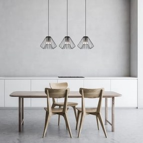 Rabalux 72371 - Lampadario a sospensione con filo EMERENCIA 3xE27/40W/230V