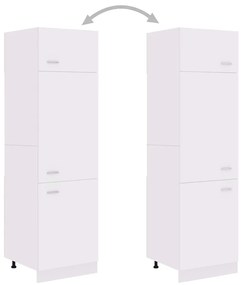 Armadio per frigo bianco 60x57x207 cm in truciolato