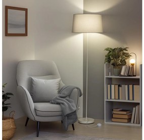 Brilagi - Lampada da terra LED CERIA 1xE27/40W/230V Ø 45 cm grigio/bianco