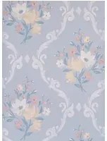 Matthew Williamson Carta da parati Almudaina - Pale Gray/ Buttermilk/ Blush