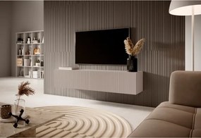 Mobile TV Sospeso 140 Cm Cannettato 2 Ante Tortora Bali