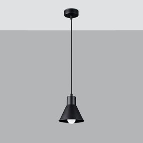 Sollux SL.0985 -  Lampadario su filo TALEJA 1xE27/60W/230V nero