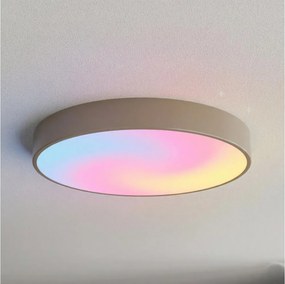 Brilagi - Plafoniera LED RGBW dimmerabile CLARE 5xE27/9W/230V Wi-Fi beige