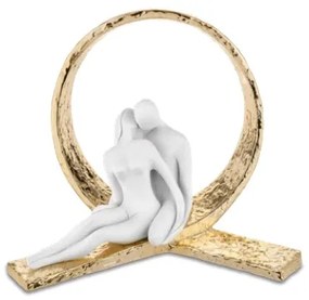 BONGELLI PREZIOSI statua coppia amore con arco d. 30 oro