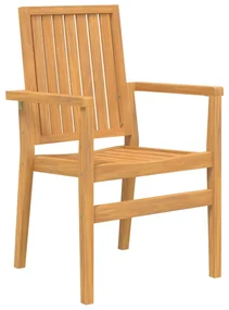 Set da pranzo da giardino 7 pz in legno massello di teak
