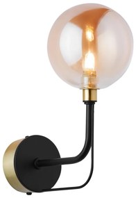 Jupiter 1887 - Lampada da parete ERIS 1xG9/14W/230V oro/nero/beige fumé