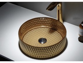 Lavabo D'Appoggio 36 Cm Rubicer "Break The Rules" Oro