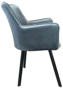 Sedia da pranzo AMELIA grigio