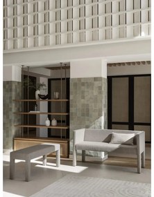 Panca beige in tessuto bouclé Sitta - Blomus