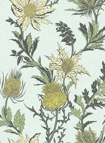 Cole & Son Carta da parati Thistle - Duck Egg