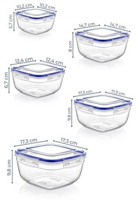 Scatole per alimenti 5 pz. - Hermia