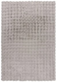Tappeto in pelliccia sintetica grigio chiaro 80x150 cm Waffle Faux Fur - Flair Rugs
