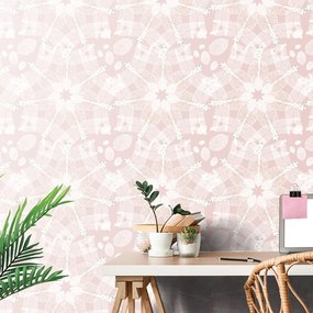 Carta da parati – Libellule nel motivo Mandala
