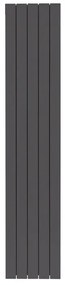 Radiatore acqua calda PRODIGE SUPERIOR in alluminio, 5 elementi, interasse 1800 mm, ardesia/slate-grey
