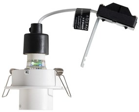 Set di 6 faretti da incasso bianchi GU10 35mm rotondi inclinabili - Installa