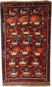 Shiraz Tappeto persiano 190x110 Rosso (Iran) Annodato A Mano