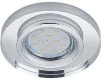 Faretto da Incasso Rotondo Kristallglas Pirin GU10 Cromo Trio Lighting