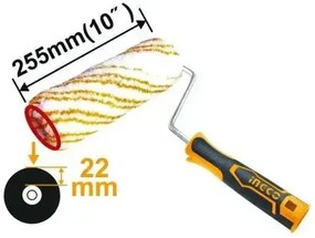 Rullo acrilico con manico 25,5cm ingco