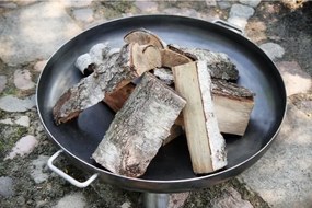 Braciere Da Giardino A Legna Artigianale In Acciaio Design Bali 80 cm Cook King