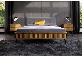 Comodino in legno di quercia in colore naturale Kula - The Beds