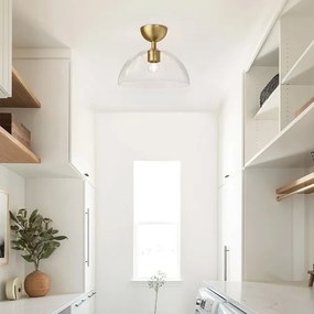 Alora Mood ALM-JUDE-SF-GD-CL-Plafoniera JUDE 1xE27/60W/230V diametro 30,5cm ottone